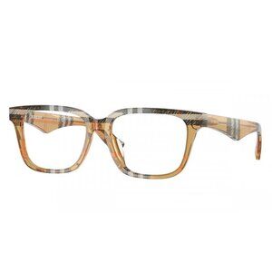 NWT BURBERRY EYEGLASSES CHECK SQUARE WOMEN EYEWEAR BURBERRY